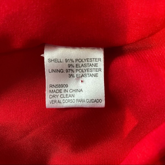 Alex Marie red power dress.  Size 8 - Picture 16 of 16